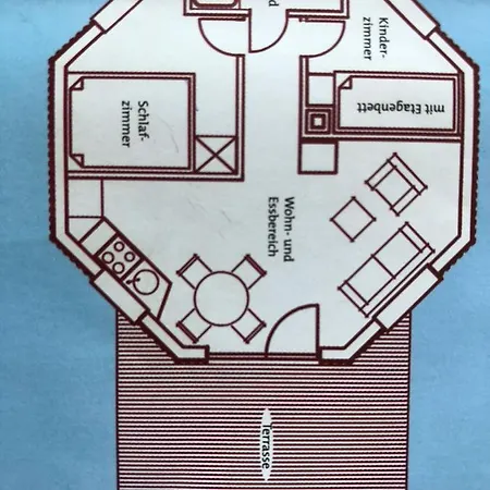 Roter Ostseebungalow * Boergerende-Rethwisch